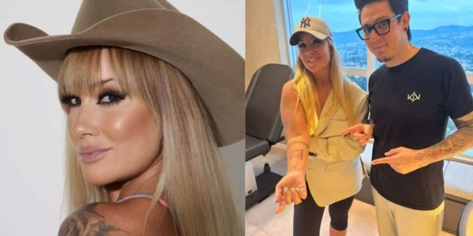 Vivi Fernandez faz tatuagem e eterniza sua participação em “A Fazenda 16”