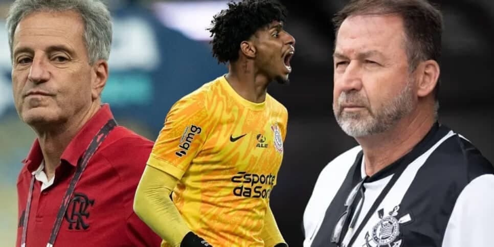 Landim ciente: Augusto Melo bate martelo sobre saída de Hugo Souza no Corinthians