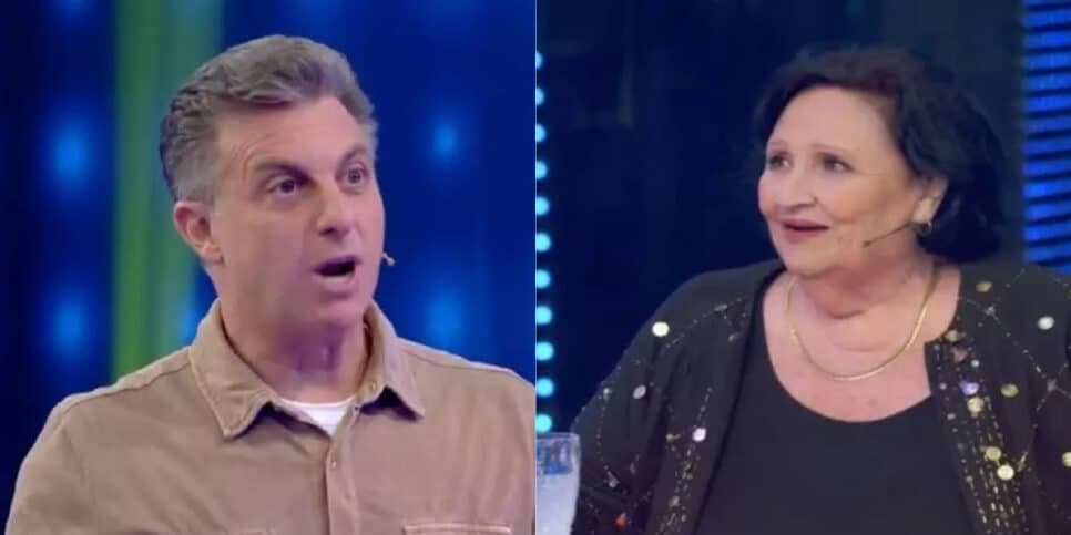 Luciano Huck perde o chão em situação com Dona Déa no Domingão e não se contém: "Eu tô suando"