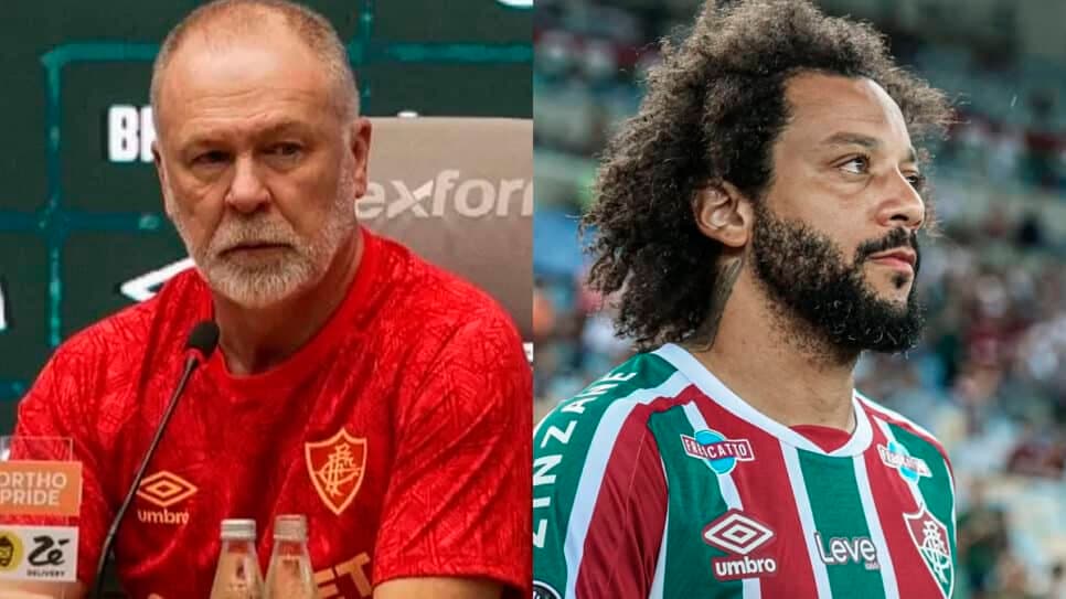 Marcelo e +2: Mano Menezes sofre com debandada de 3 titulares no Fluminense