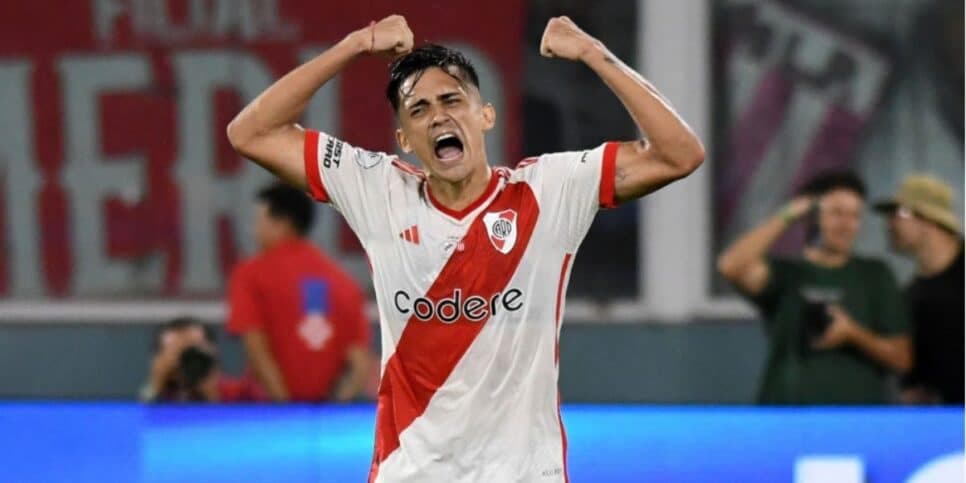 Pablo Solari desperta o interesse do Botafogo (Reprodução: River Plate/Divulgação)