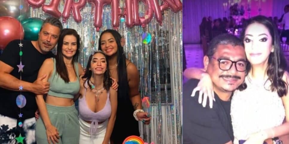 Filhas e ex-mulher do jogador (Reprodução/Internet) Filhas e ex-mulher do jogador (Reprodução/Internet)