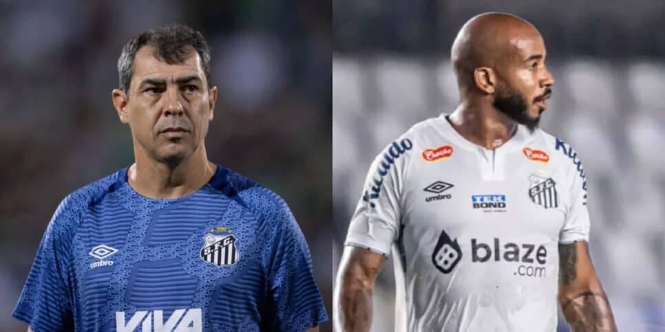 Carille bate martelo sobre saída de Patrick no Santos e anuncia substituto pra fugir da Série B