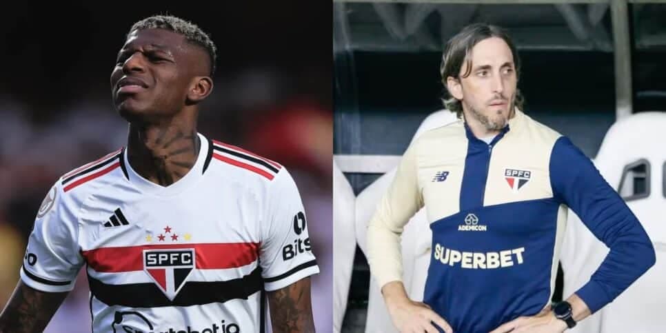 Arboleda e craque de R$21M: São Paulo tem debandada de 2 estrelas e Zubeldía chora