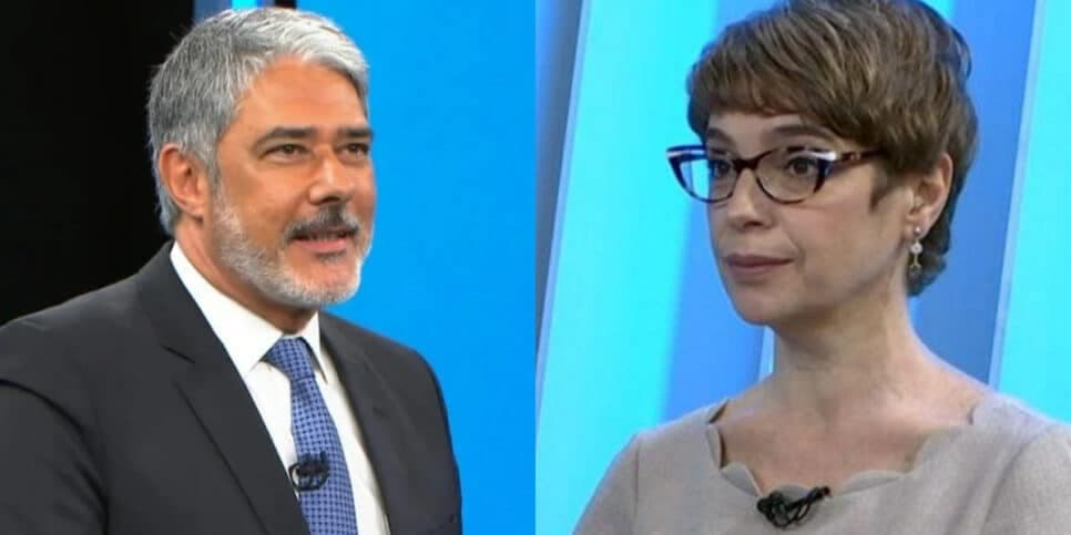 Real relação de Renata Lo Prete e Bonner é difícil de acreditar e eles não conseguem mais esconder