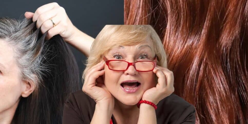 Tchau, química e fios secos: Mistura com 2 ingredientes elimina até a raiz do cabelo branco