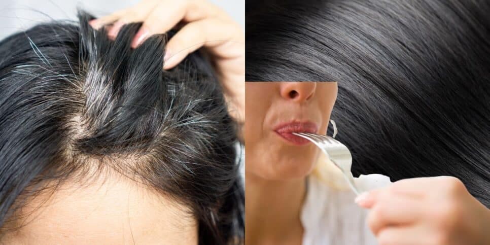6 ingredientes de cozinha paralisam o surgimento do grisalho e ressuscitam o cabelo