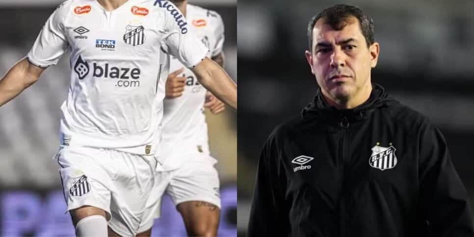 FORA: Carille bate o martelo e craque de R$21M não joga mais pelo Santos