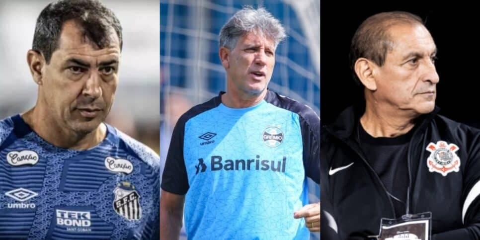 Carille no Santos, Renato no Grêmio e Ramón no Corinthians: A demissão de 3 técnicos do Brasileirão
