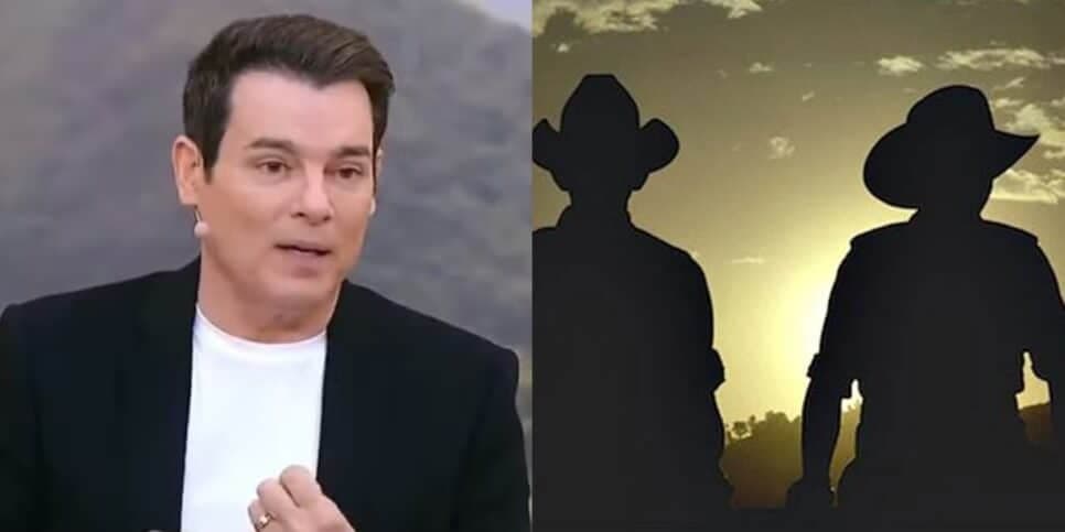 “Aqui não”, Celso Portiolli deixa dupla sertaneja em choque, ao vivo, no SBT com atitude