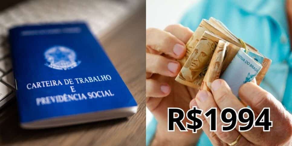 Lei em vigor HOJE traz salário mínimo de R$1994 à lista de milhares de CLTs
