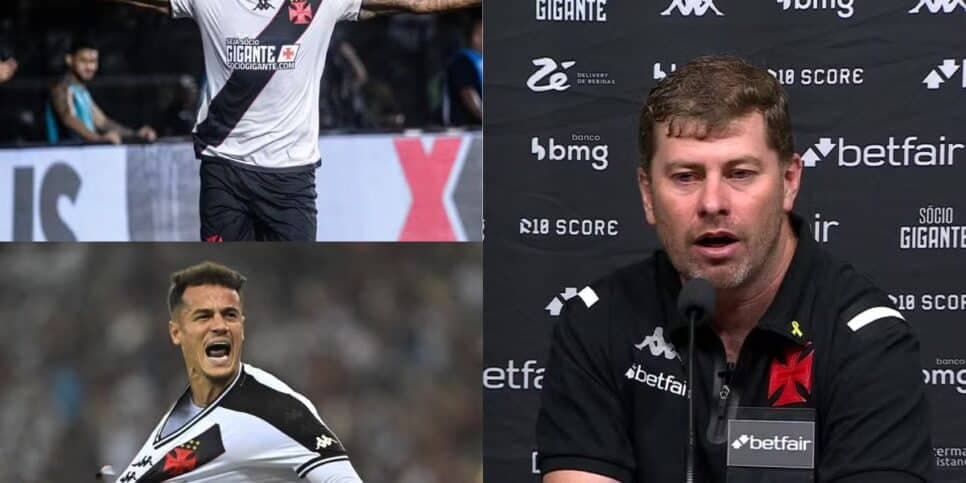 Rafael Paiva fica sem chão com saída confirmada de dupla de Coutinho no Vasco