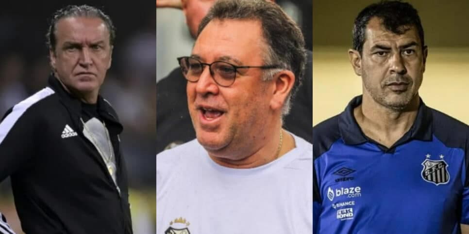 Teixeira bate martelo e quentinha de contratação de Cuca no Santos chega voando em Carille