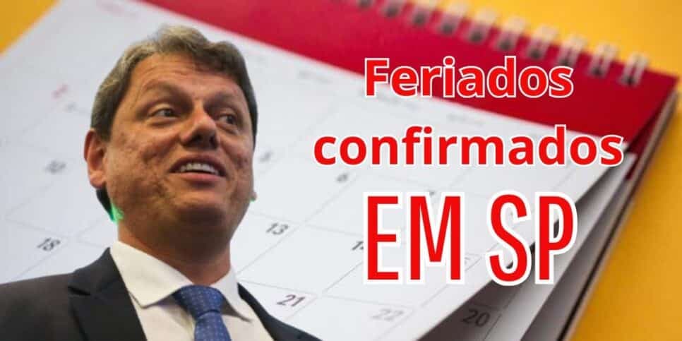 Tarcísio já está ciente: 3 FERIADOS são confirmados a milhares de CLTs na próxima semana