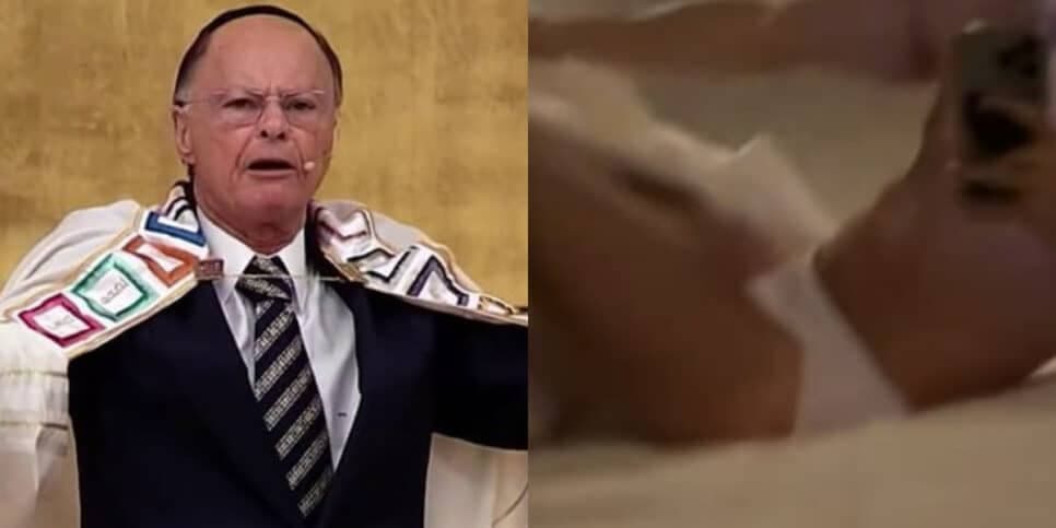 Filho de Edir Macedo choca ao surgir de cueca e manda recado para rapaz: "Ajoelha então"