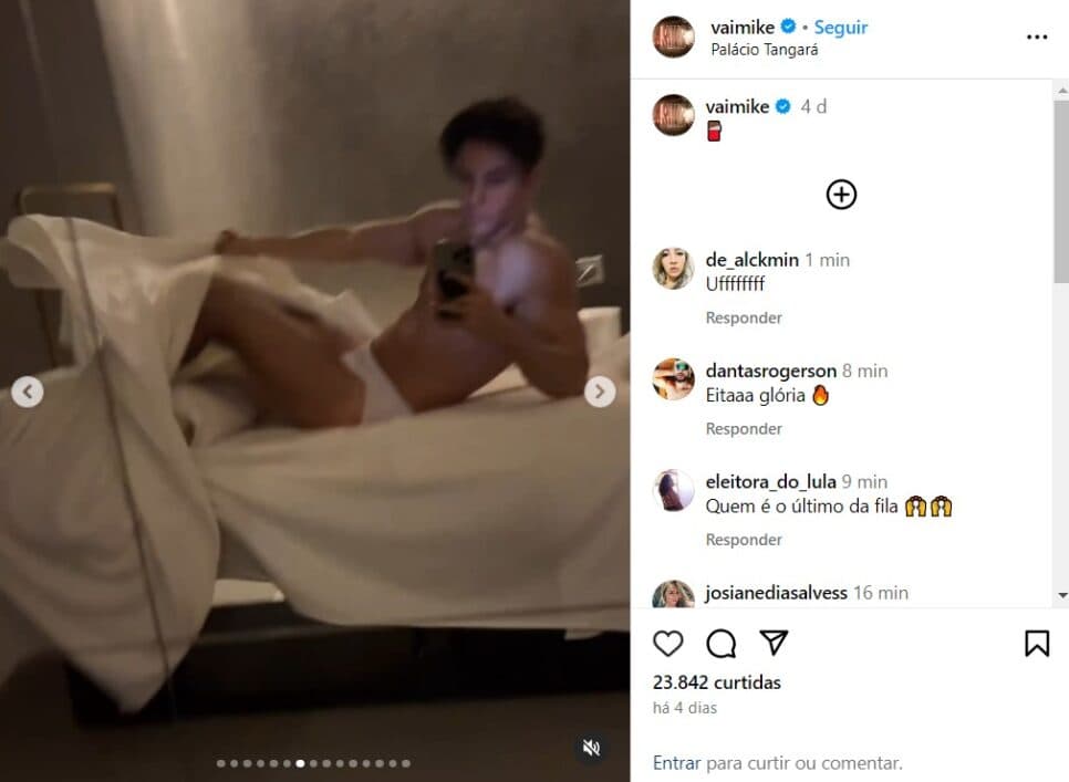 O famoso cantor e herdeiro da Record (Foto: Reprodução/Instagram) O famoso cantor e herdeiro da Record (Foto: Reprodução/Instagram)