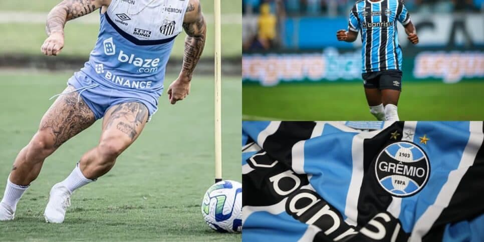 Grêmio se desfaz de 3 estrelas e arma reforço de craque de R$28M do Santos