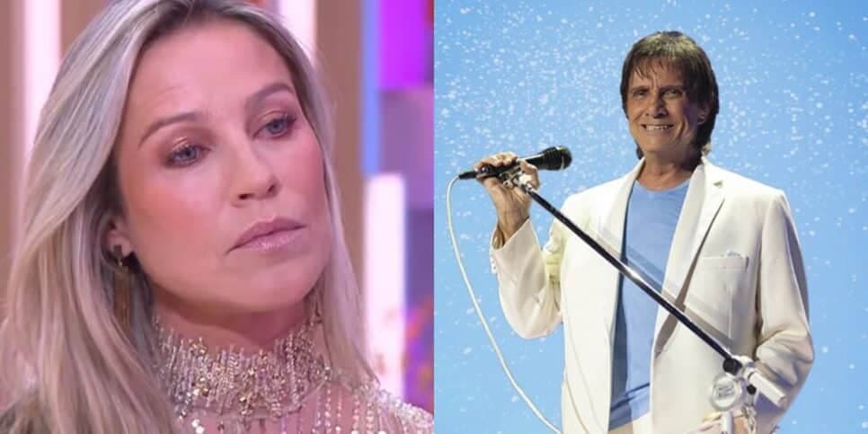 Luana Piovani assume situação com Roberto Carlos em camarim e tudo que ouviu dele: “Esse cara”