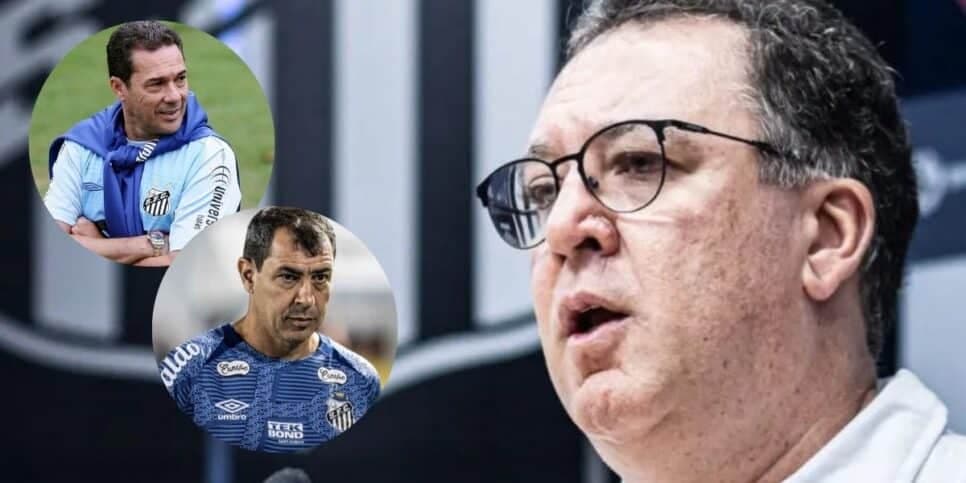 Marcelo Teixeira bate o martelo sobre contratação de Luxemburgo para o lugar de Carille no Santos