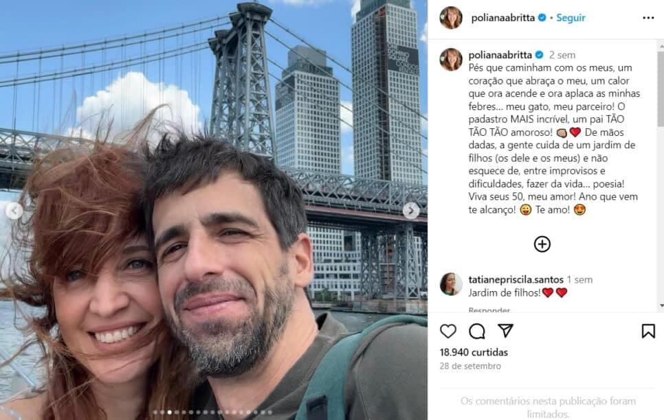A apresentadora do Fantástico, da Globo, Poliana Abritta ao lado de Chico (Foto: Reprodução/Instagram) A apresentadora do Fantástico, da Globo, Poliana Abritta ao lado de Chico (Foto: Reprodução/Instagram)