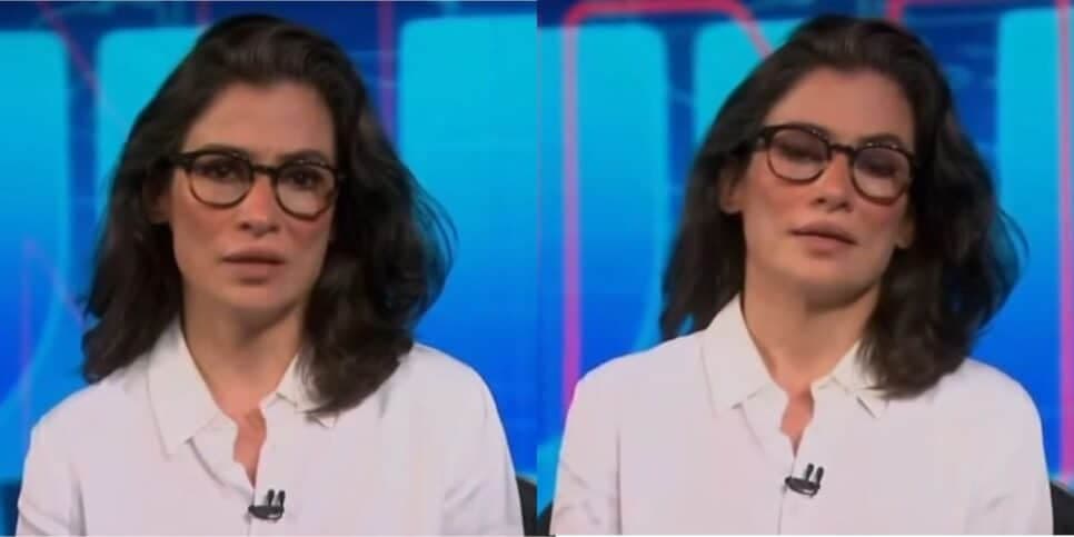Ao vivo, Renata Vasconcellos paralisa JN com pior tragédia do dia e segura o choro ao ouvir notícia na Globo