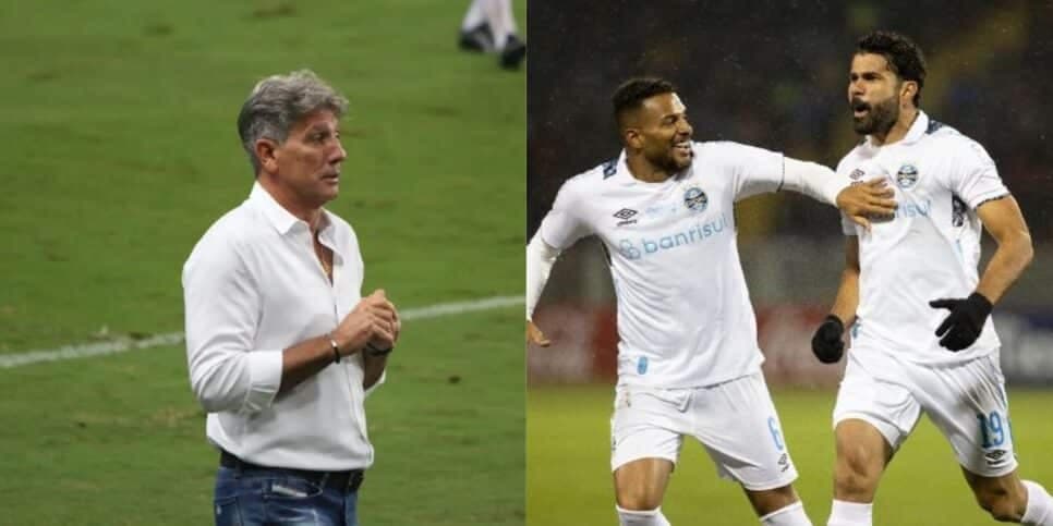 Reinaldo, Diego Costa e +3: Adeus anunciado de 5 craques do Grêmio e desespero de Renato