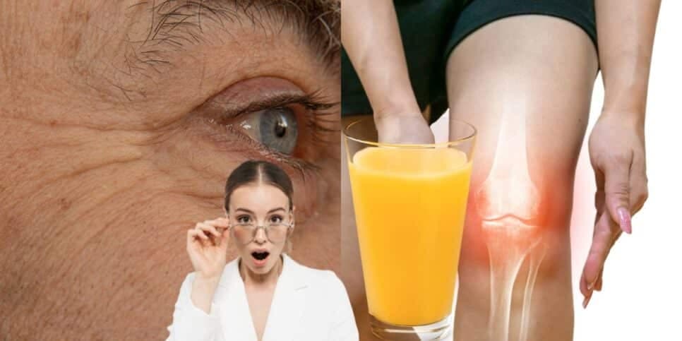 Bomba de colágeno: Suco milagroso com 6 ingredientes populares suga rugas e fortalece ossos das 60+
