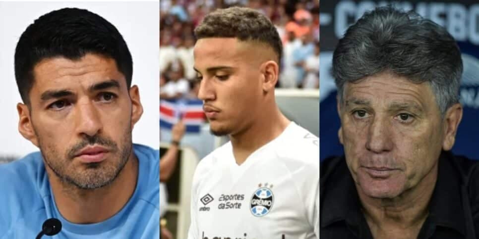 Vingança de Suárez, Gustavo fora e cartada de Renato: Grêmio sofre 3 viradas