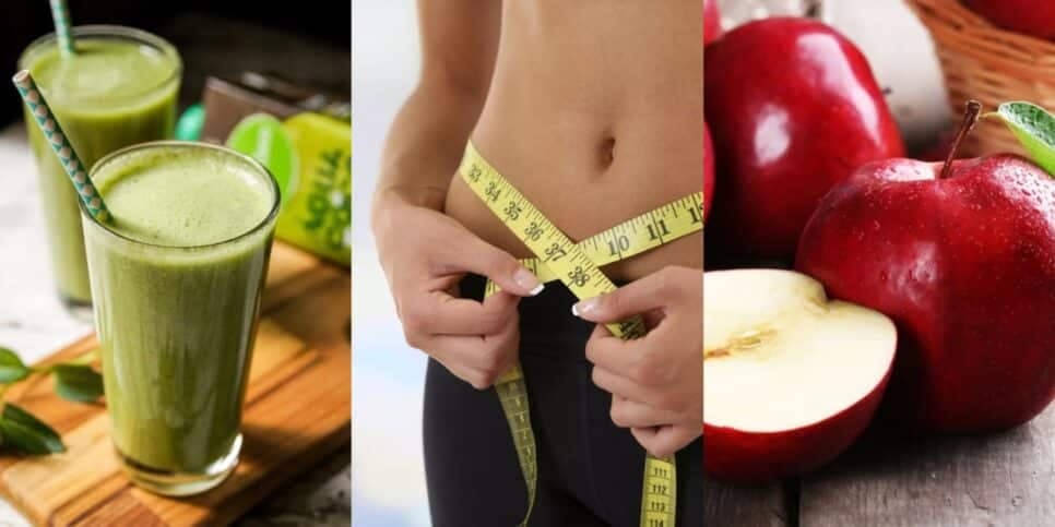 Menos 5cm de cintura: Suco milagroso mais potente com maçã e +4 ingredientes seca gordura da barriga
