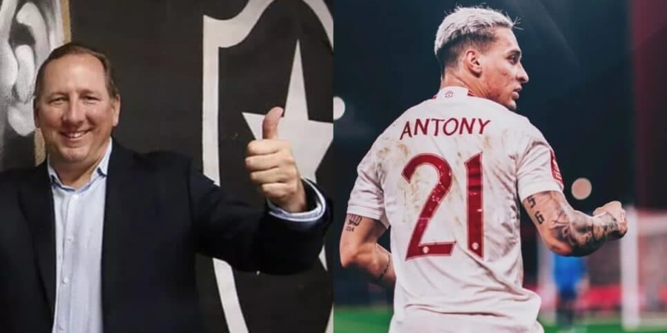 PIX de R$122M: Textor, do Botafogo, dá rasteira em Casares e arma contratação de Antony às pressas