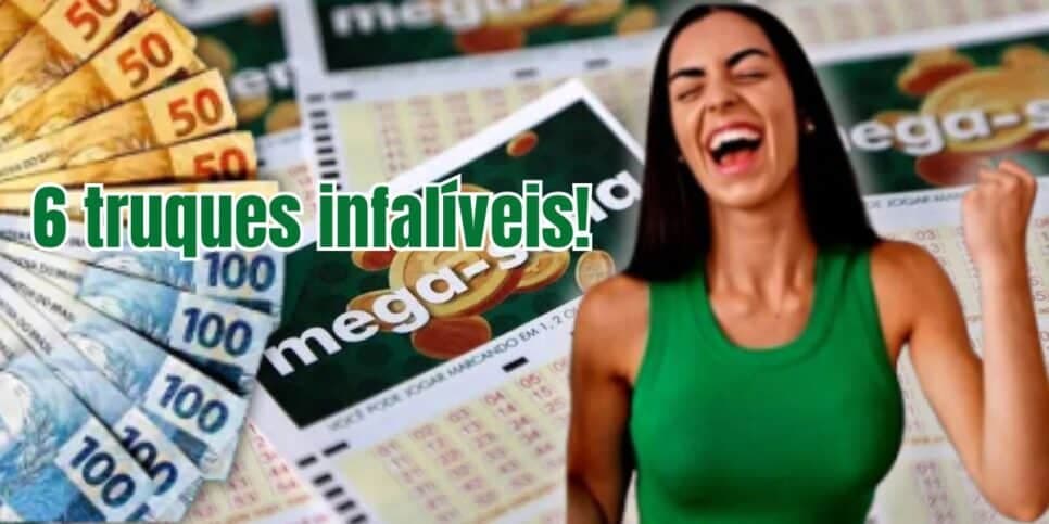 6 truques infalíveis para dobrar chances de ganho na Mega-Sena que a Caixa esconde