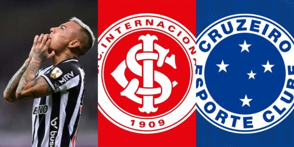 Adeus de Vargas no Galo, 1º reforço no Inter, meia de 31M no Cruzeiro: 3 viradas em gigantes da Série A