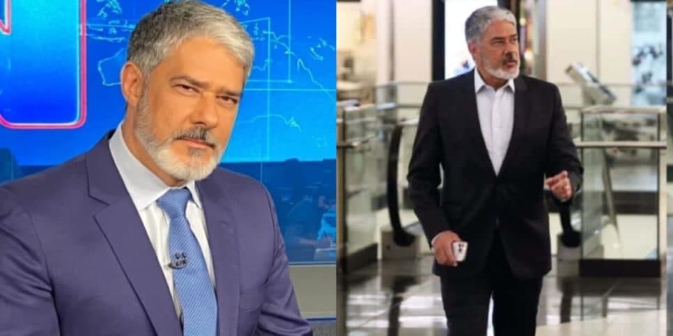 Atitude marcante de William Bonner com garçom no meio de restaurante deixa funcionários perplexos