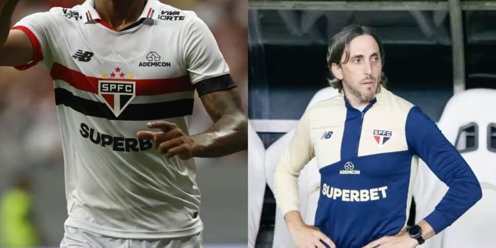 R$21M: Dupla de Calleri arma saída do São Paulo e choca com exigência a Zubeldía