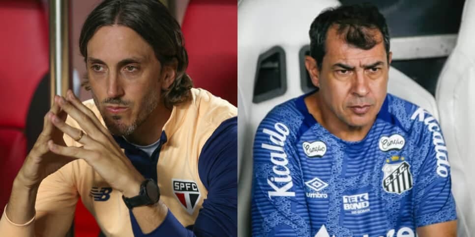 Casares sem chão: Enquanto Zubeldía ganha R$ 1 milhão no São Paulo, esse é o salário de Carille no Santos