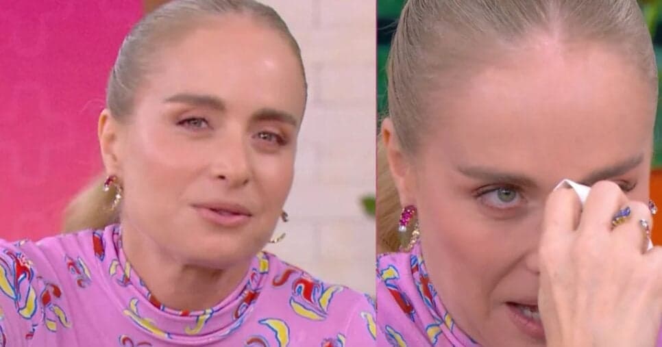 Angélica perde o chão ao revelar segredo de casamento de 20 anos e chora ao vivo: “Não é fácil”