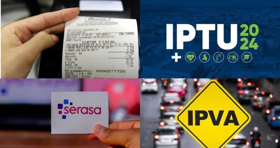 Serasa emite alerta para quem coloca CPF na nota fiscal com IPVA, IPTU e outras contas abatidas em 2025