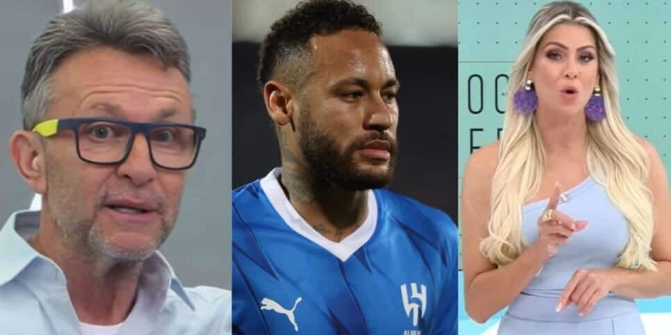 Neto para Os Donos da Bola com retorno de Neymar, aniquila Renata Fan e leva Band às alturas: audiência 6/1