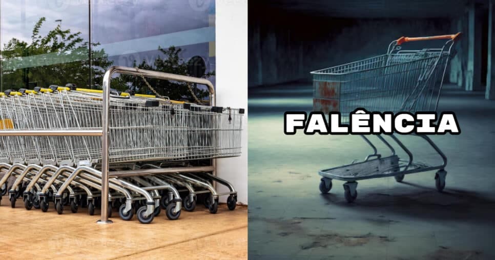 Dívida de R$184M e portas fechadas: Falência de rede de supermercados tem bens penhorados em 2024