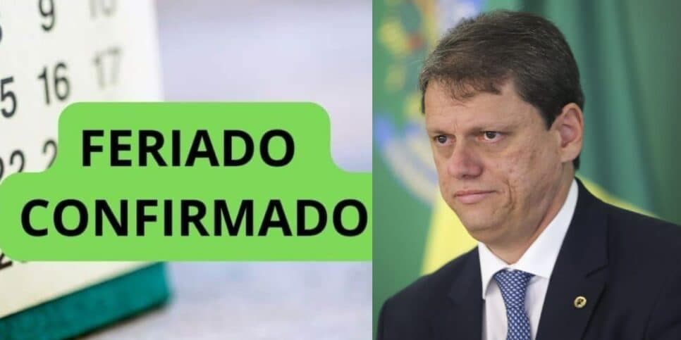 Tarcísio está ciente: Feriado PROLONGADO é confirmado na próxima TERÇA (19) a milhares de CLTs