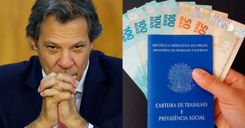 Haddad sem chão com aumento: Salário mínimo de R$ 1.711 chega a milhares de CLTS que vibram com vitória