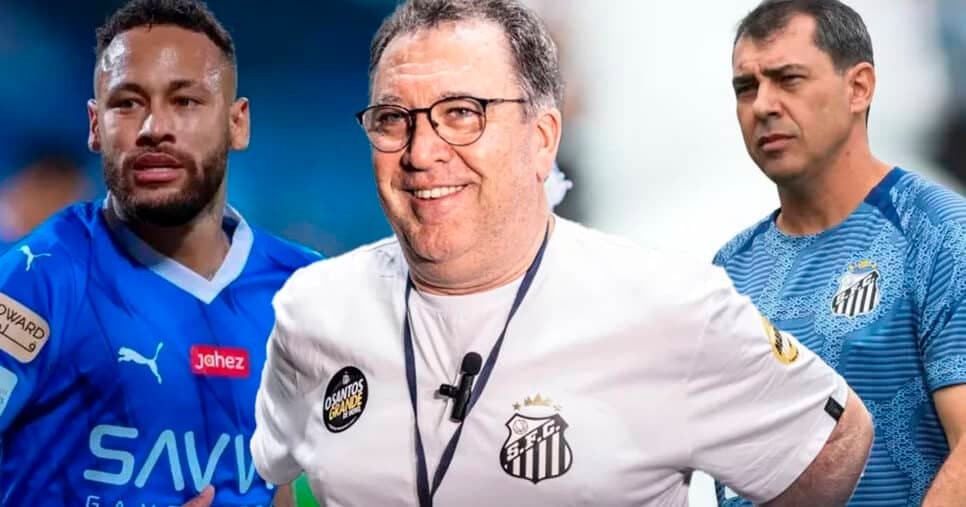 Substituto de Carille, desfecho de Neymar e +1: Teixeira libera PIX e crava 3 viradas no Santos