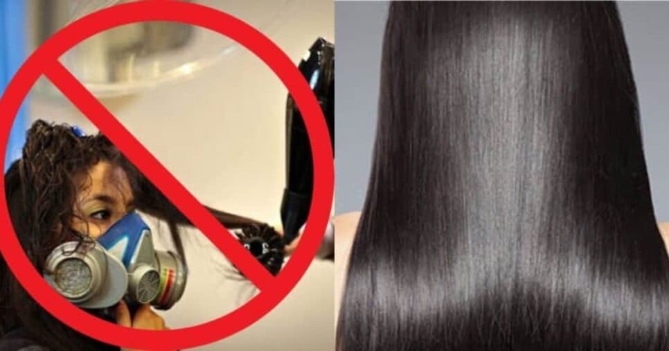 Tchau, progressiva com formol e cabelo seco: Mistura com 3 ingredientes alisa até o último fio