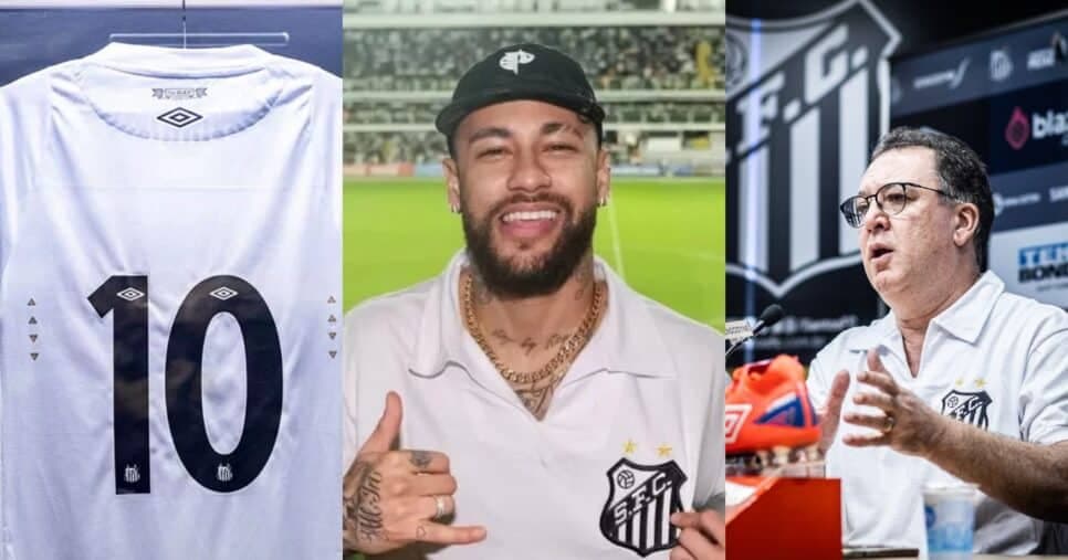 Retorno triunfal de camisa 10, contratação de Neymar e anúncio de Teixeira: Santos sofre com 3 viradas em 2025