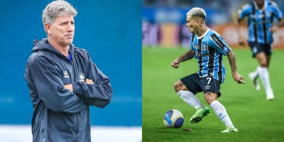 Craque de R$4M e camisa 9 pra jogar com Soteldo: Renato Gaúcho exige retorno triunfal de 2 reforços no Grêmio
