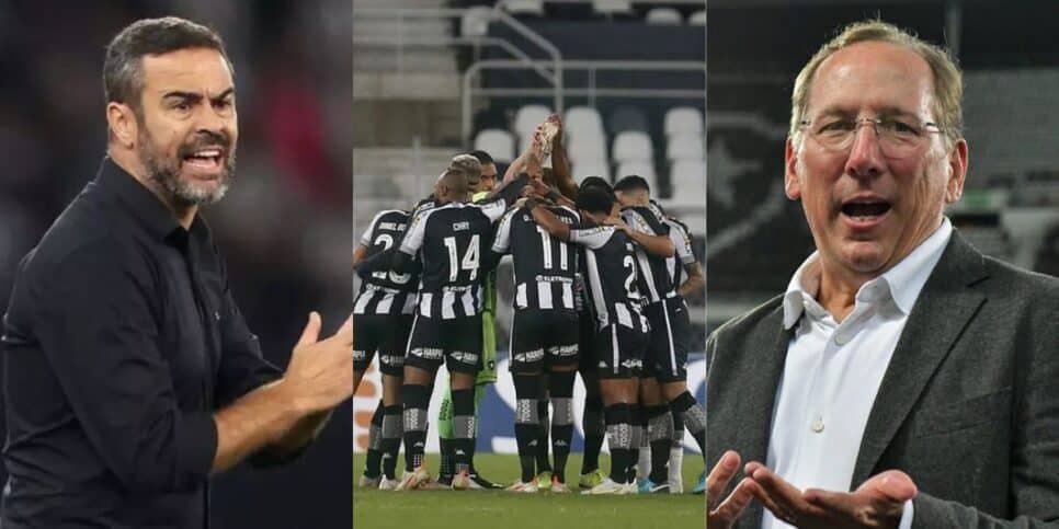 Artur Jorge aos prantos: Textor sofre com debandada de 6 craques no Botafogo