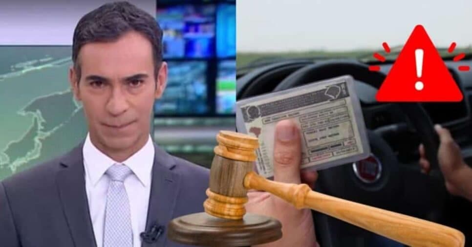 César Tralli para JH com retorno de lei de trânsito que vai doer no bolso dos motoristas em 2025