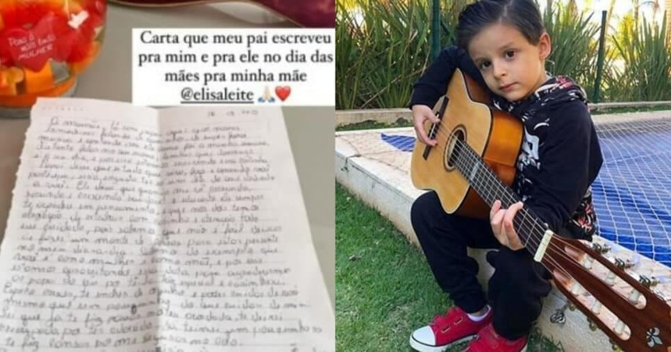Carta deixada por Cristiano Araújo comove internautas (Foto: Reprodução/Montagem TV Foco) Carta deixada por Cristiano Araújo comove internautas (Foto: Reprodução/Montagem TV Foco)