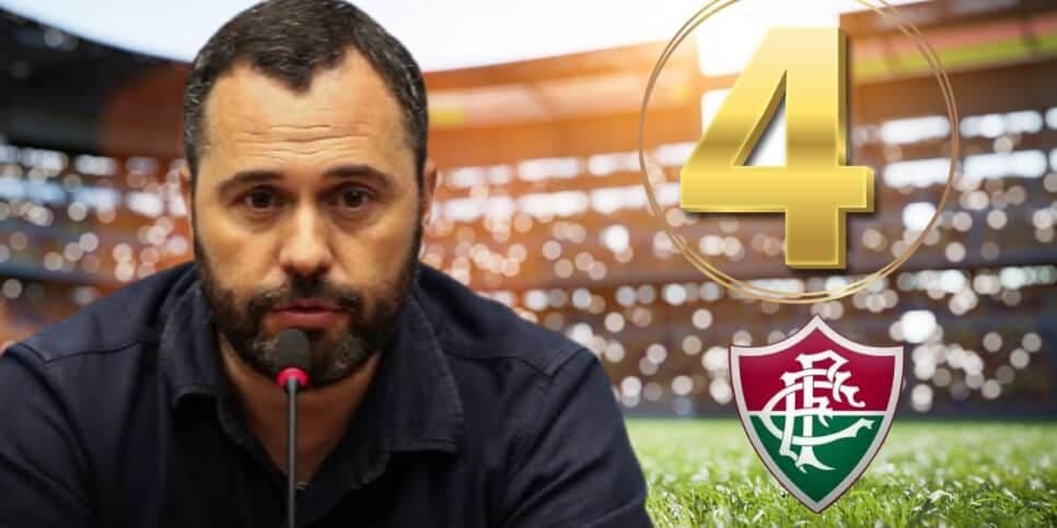 R$50M: Bittencourt garante pacotão de 4 reforços pra salvar o Fluminense do rebaixamento