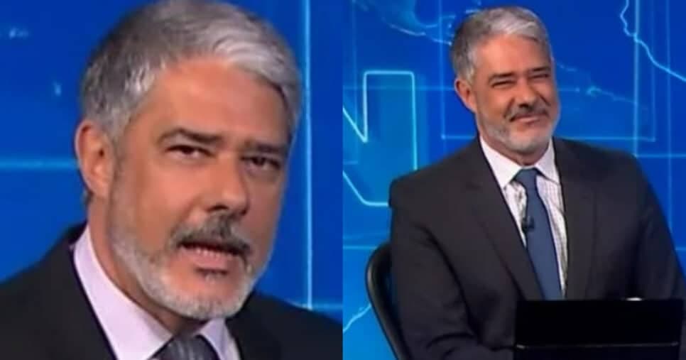 Âncora da Globo toma atitude chocante durante o JN e faz Bonner cair na risada: “Tem um probleminha”